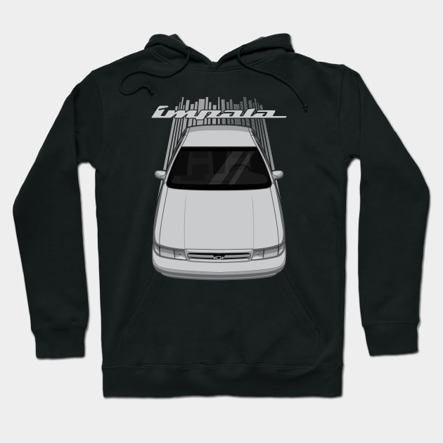 Chevrolet Impala SS 1994 - 1996 - silver Hoodie by V8social